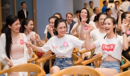 Dàn thí sinh Hoa hậu Việt Nam xinh đẹp cổ vũ World Cup 2018